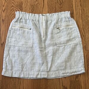 Beautiful Lou & Grey 100% Linen Skirt XS